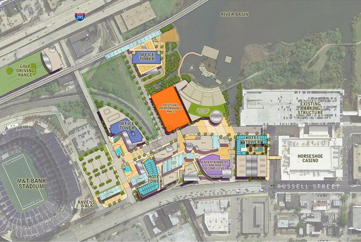 Stadium Walk Baltimore Design Architects Master Plan