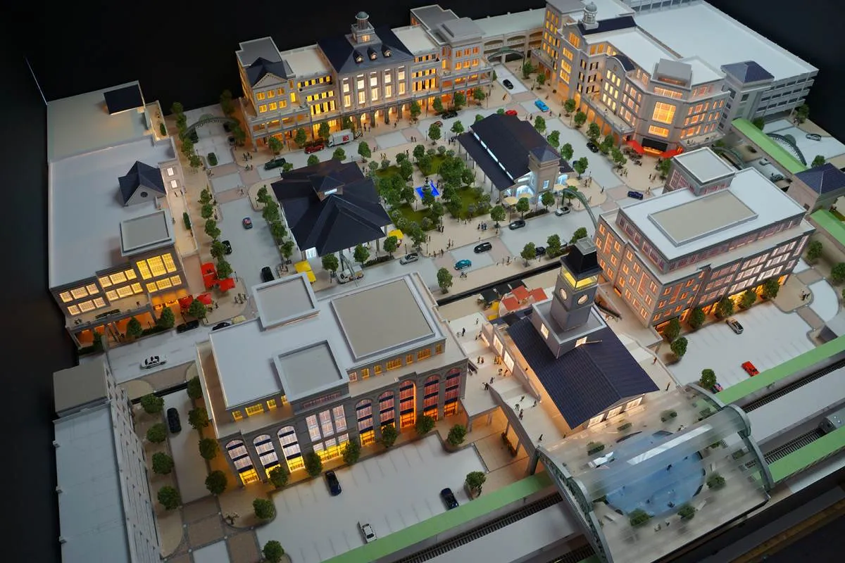 ronkonkoma 1200x8009 Station Yards architectural model