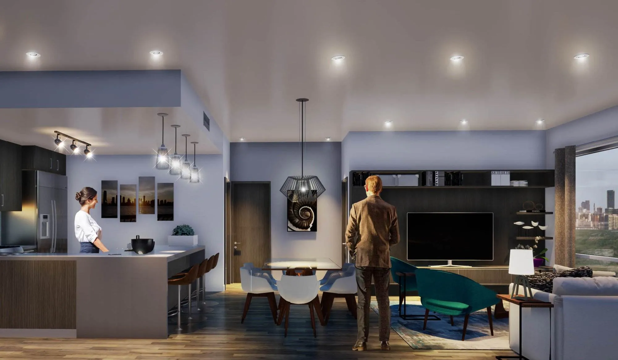 Promenade Residential Architecture-3 The Promenade master plan Residential Architecture