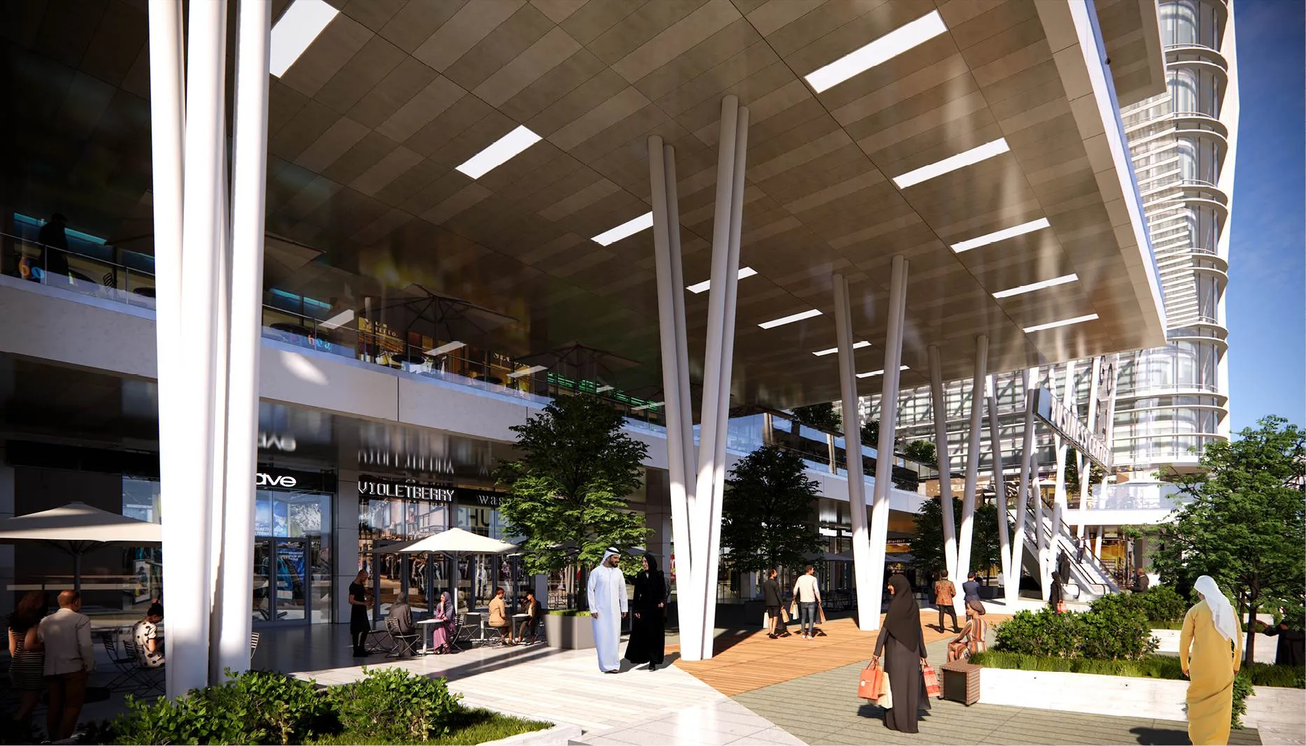 agora mixed use design4 agora mixed use main entrance