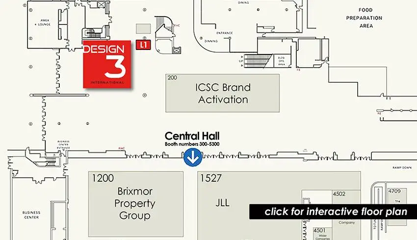 floor plan for ICSC Vegas 2023