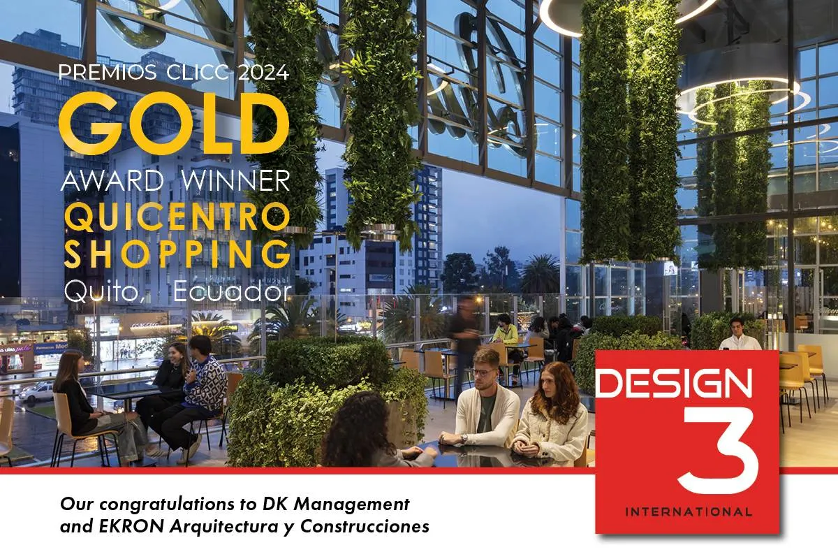 Quicentro Shopping wins gold award