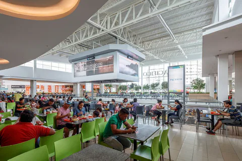 2020 portfolio updates-mall del pacifico-3 Pacific Hotel Mall food court Ecuador Design Architects / Architectos