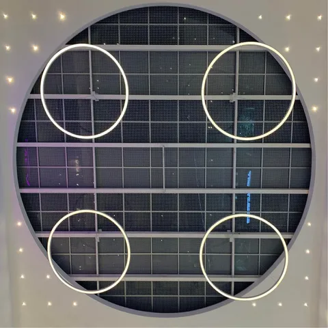 Portal Shopping cinema court ceiling