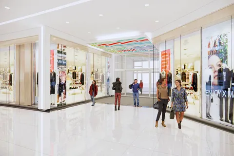 keruen mall east entry renovation