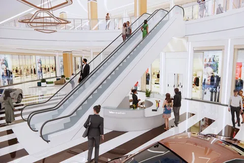 keruen mall main mall entry renovation